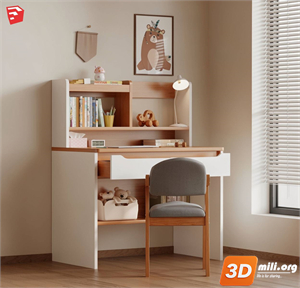 Kid's table and chairs Skp Files 